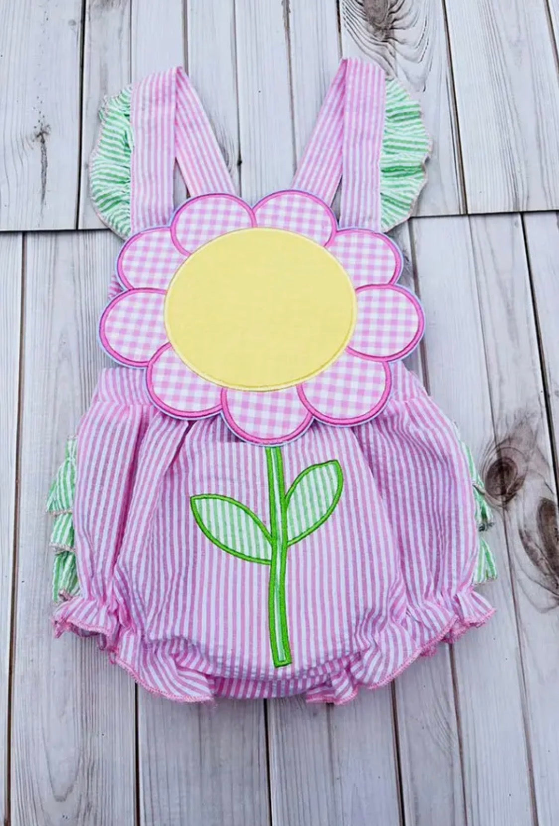 Summer Fun Flower Ruffled Bubble
