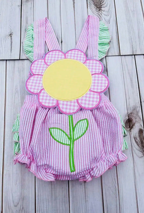 Summer Fun Flower Ruffled Bubble