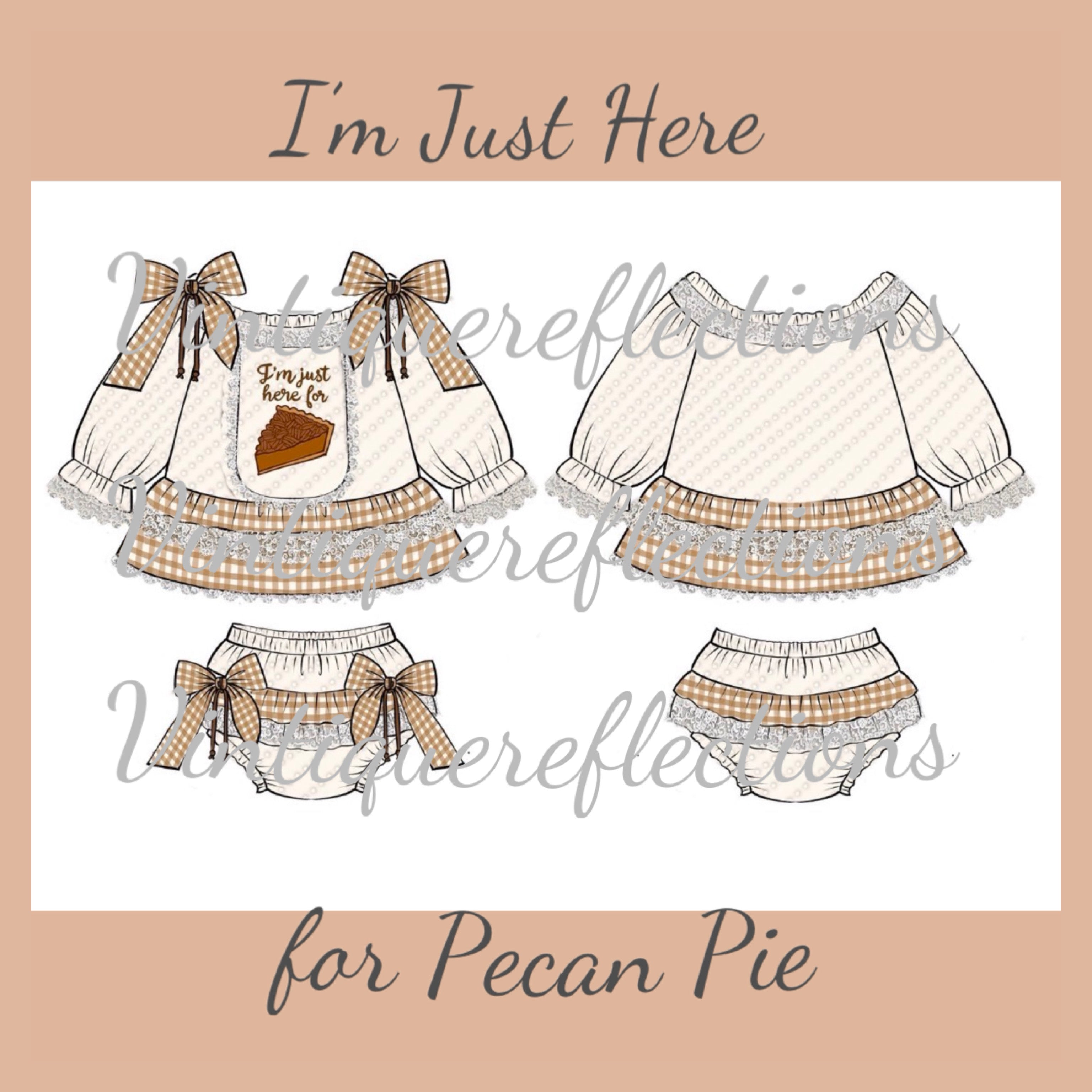 Just Here for the Pecan Pie Bloomer Set Preorder